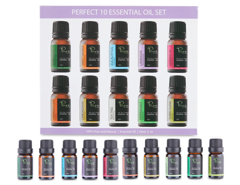Pure by Alcyon Perfect 10 Essential Oil Set