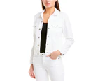 Seven For All Mankind Women's 7 For All Mankind Cropped Trucker Jacket - White