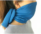 SPORX Neck Gaiter Face Cover Mask Bandanas Multiple use Towel Dual Layer Blue