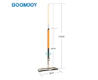 Boomjoy Flat Mop Microfibre cloth Extended handle Swivel Head Cleaning