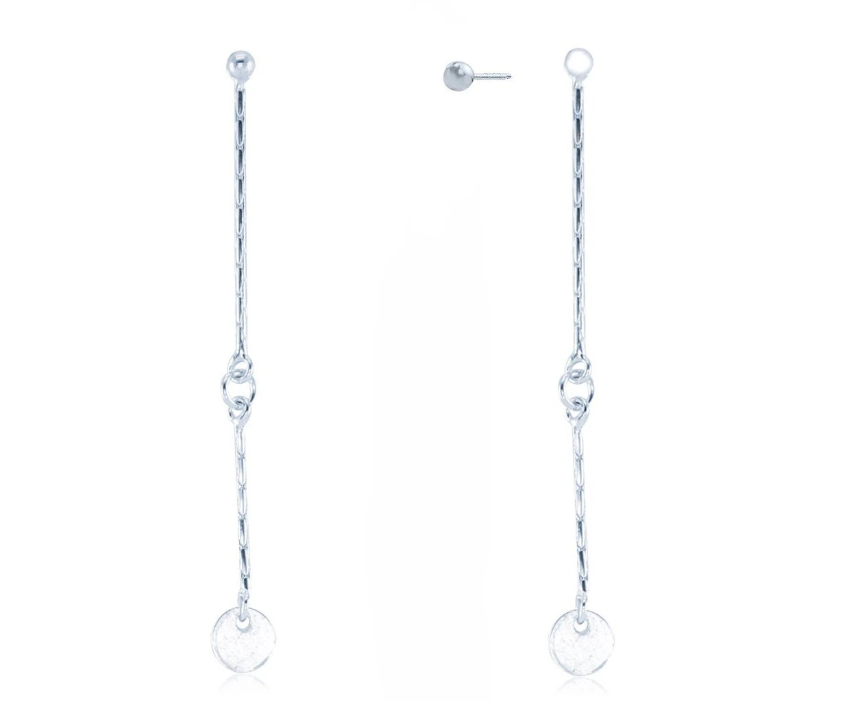 Sterling Silver  Jacket Statement Earring