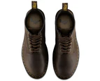 Dr. Martens 1460 8 Up Crazy Horse Leather Boots Festival Shoes - Gaucho Brown