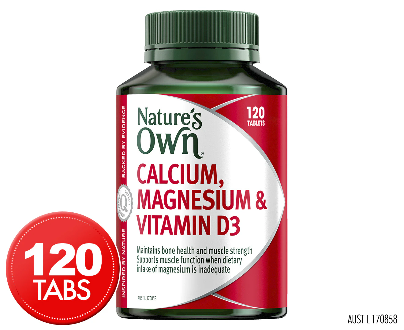 Nature's Own Calcium, Magnesium & Vitamin D3