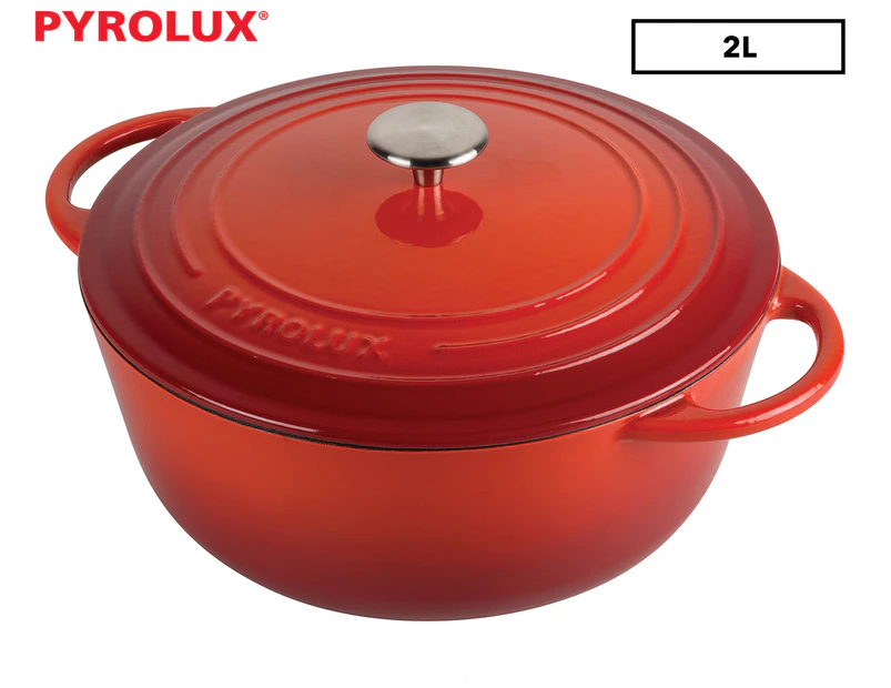 Pyrolux 20cm/2L Pyrochef Casserole - Red