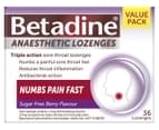 Betadine Anaesthetic Lozenges Berry 36pk 2