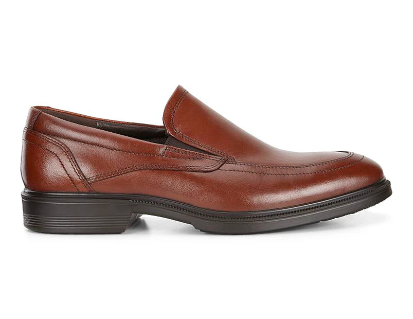 Ecco Men's Lisbon Apron Slip-On Shoes - Cognac | Catch.com.au