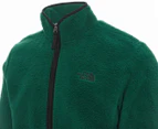 The North Face Men's Dunraven Sherpa Full Zip Jacket - Night Green/Black