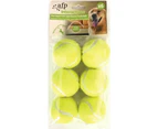 6 Pack Extra Bouncy Dog Fetch Balls AFP Hyper Maxi Super Bounce Tennis Ball Toy