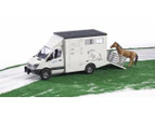 Bruder 1/16 Mercedes Benz Sprinter Animal Transporter - White