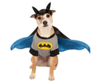 Rubie's Deerfield Batman Deluxe Pet Costume - Black/Grey/Blue