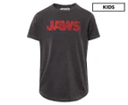 Sunnyville Boys' Jaws Tee / T-Shirt / Tshirt - Charcoal