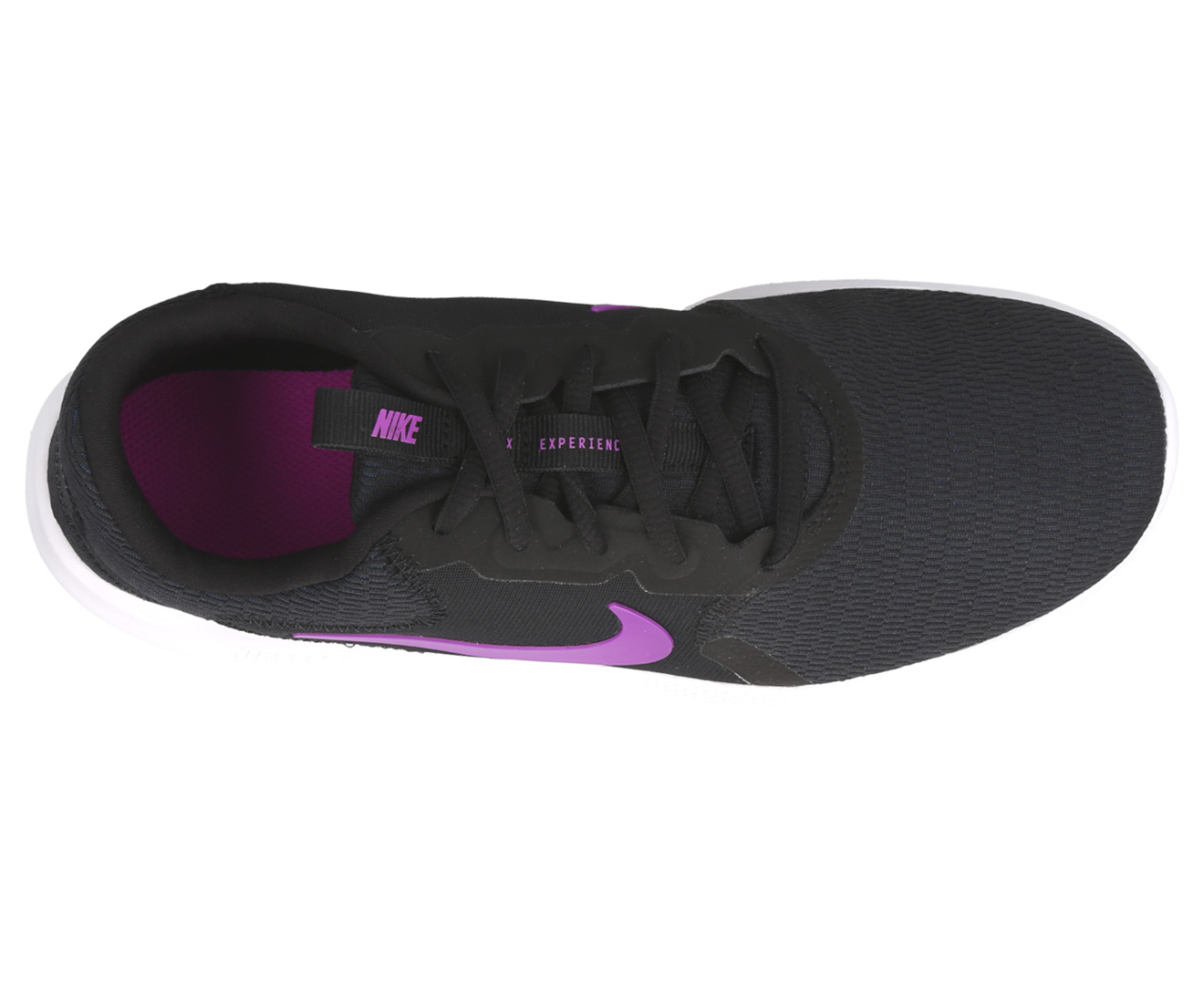 Nike Women's Flex Experience RN 9 Running Shoes - Black/Vivid Purple | Catch.co.nz