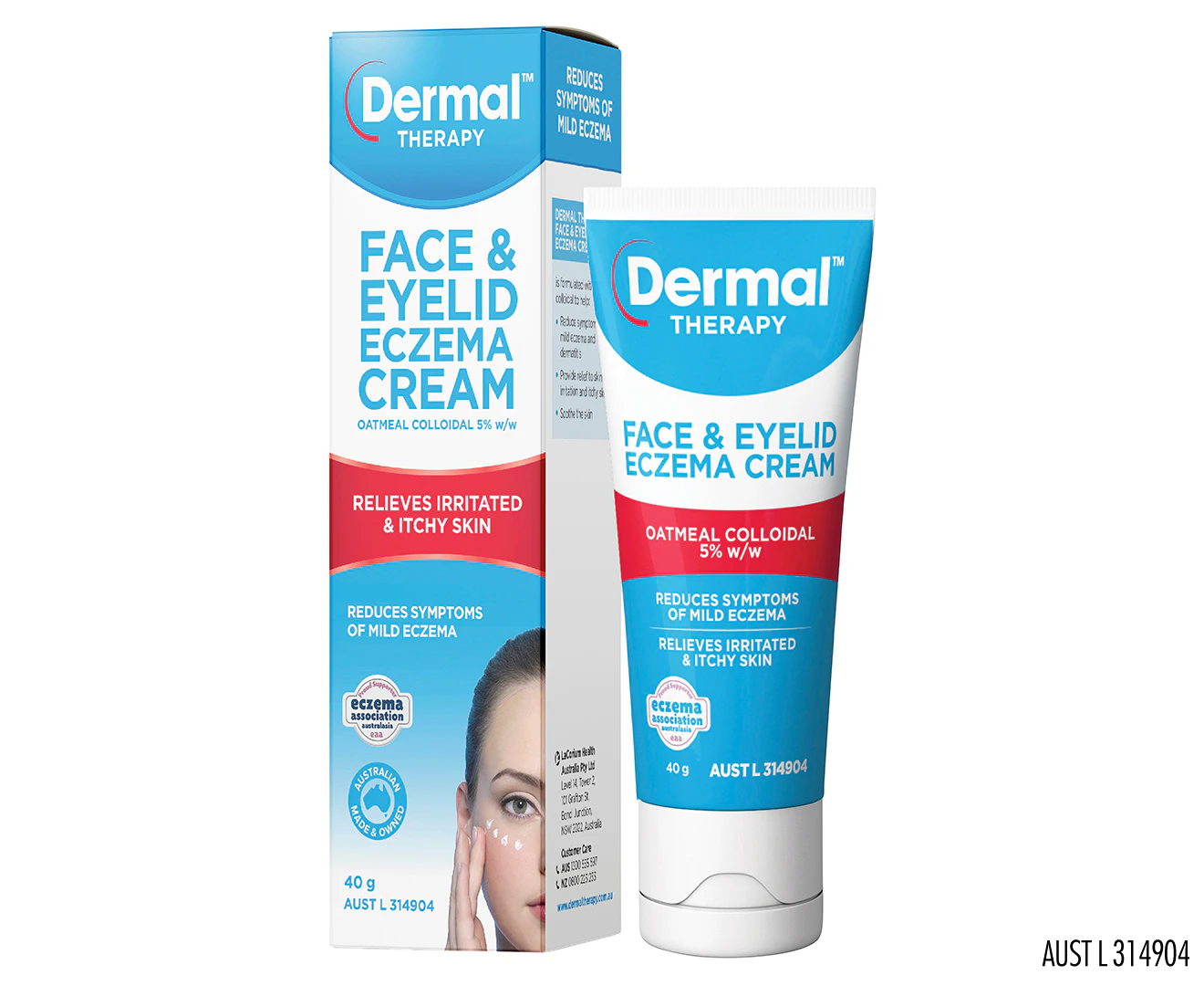 Dermal Therapy Face & Eyelid Eczema Cream 40g