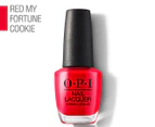 OPI Nail Lacquer 15mL - Red My Fortune Cookie