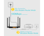 TP-Link AC1200 Wireless VDSL/ADSL Modem Router