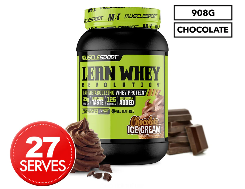 Muscle Sport Lean Whey Revolution Chocolate 908g