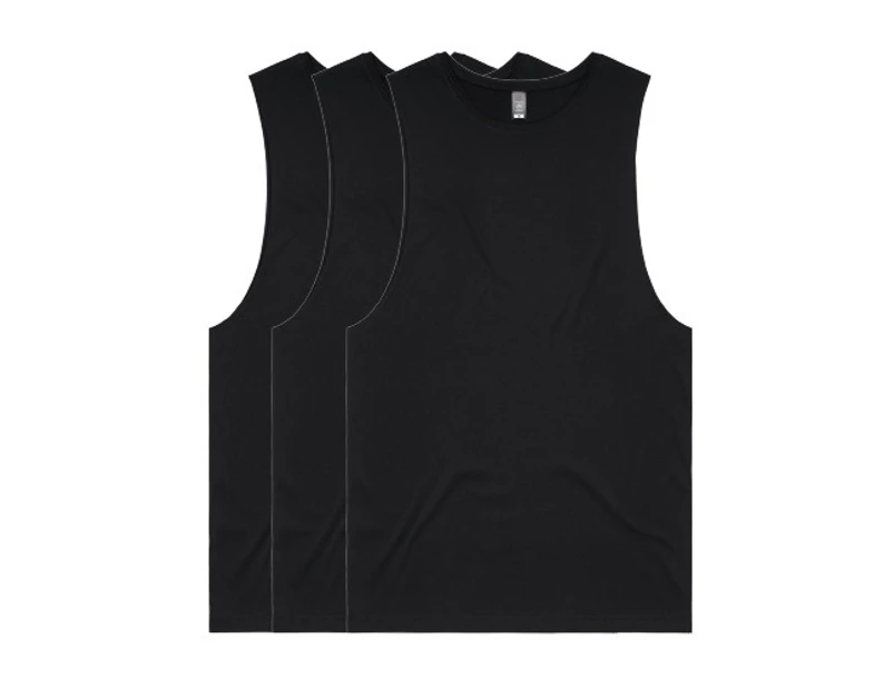 Shawshank Clothing Men's Muscle Tanks 3 pack - Black