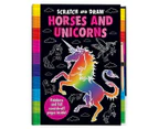 Scratch & Draw: Horses & Unicorns Hardback Activity Book