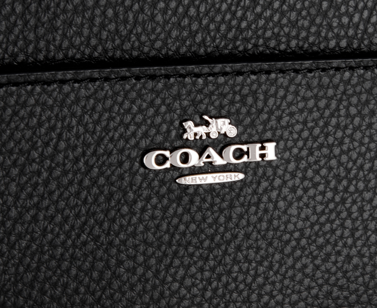Coach Accordion Zip Wristlet Wallet - Black | 0