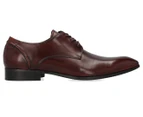 Kenneth Cole Men's Tip Top Lace Up Derby Dress Shoes - Brown