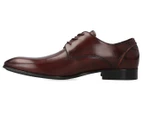 Kenneth Cole Men's Tip Top Lace Up Derby Dress Shoes - Brown