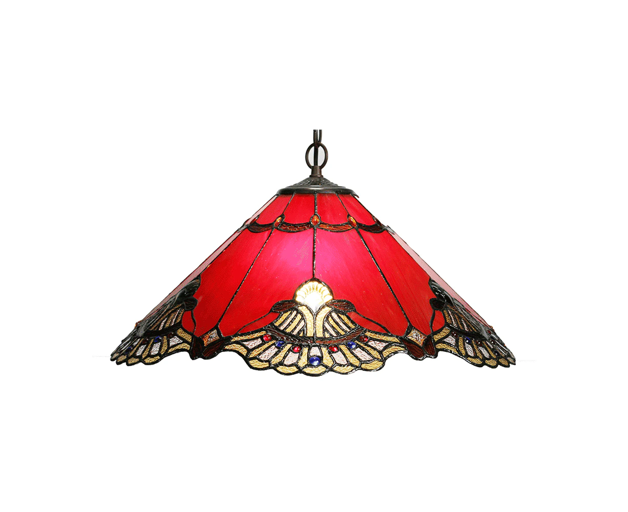 Benita Tiffany Pendant Red