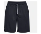 Under Armour Mens Tech Mesh Quick Drying Athletic Shorts - Black Pitch Gray