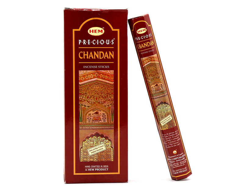 120x Precious Chandan HEM Incense Sticks Nag Champa Hex Meditation Aroma Floral Home Fragrance