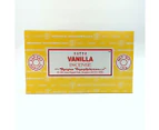 Vanilla Fresh Nag SATYA Incense Sticks Champa Home Scents Hem Fragrance - 12 Packs (180g)
