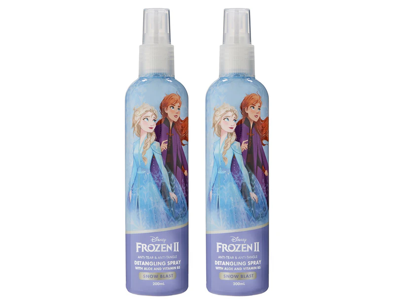 2 x Disney's Frozen II Detangling Spray 200mL