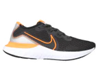 Nike Men's Renew Run Running Shoes - Black/Total Orange