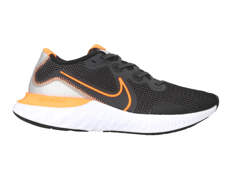 Nike Men's Renew Run Running Shoes - Black/Total Orange