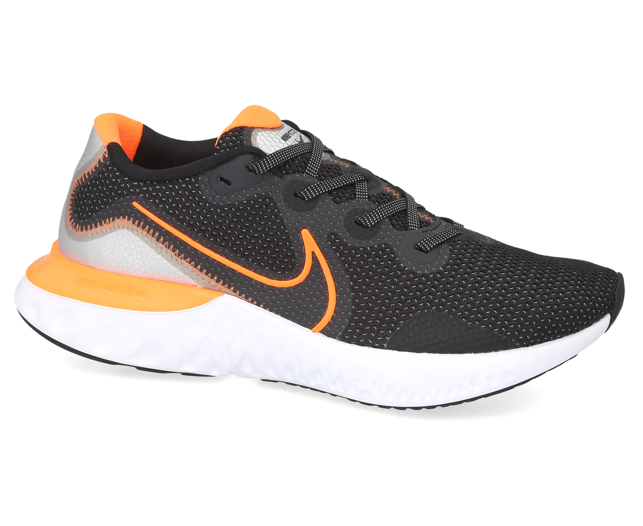 Nike Men's Renew Run Running Shoes - Black/Total Orange | Catch.co.nz