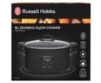 Russell Hobbs 6L Searing Slow Cooker - Matte Black RHSC650BLK 6
