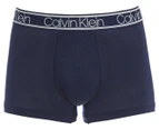 Calvin Klein Men's Bamboo Comfort Trunk 3-Pack - Peacoat/Black/Delft Blue