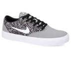 Nike SB Men's Charge Canvas Skate Sneakers - Particle Grey/White/Black