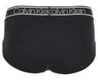 Calvin Klein Men's Bamboo Comfort Hip Briefs 3-Pack - Black