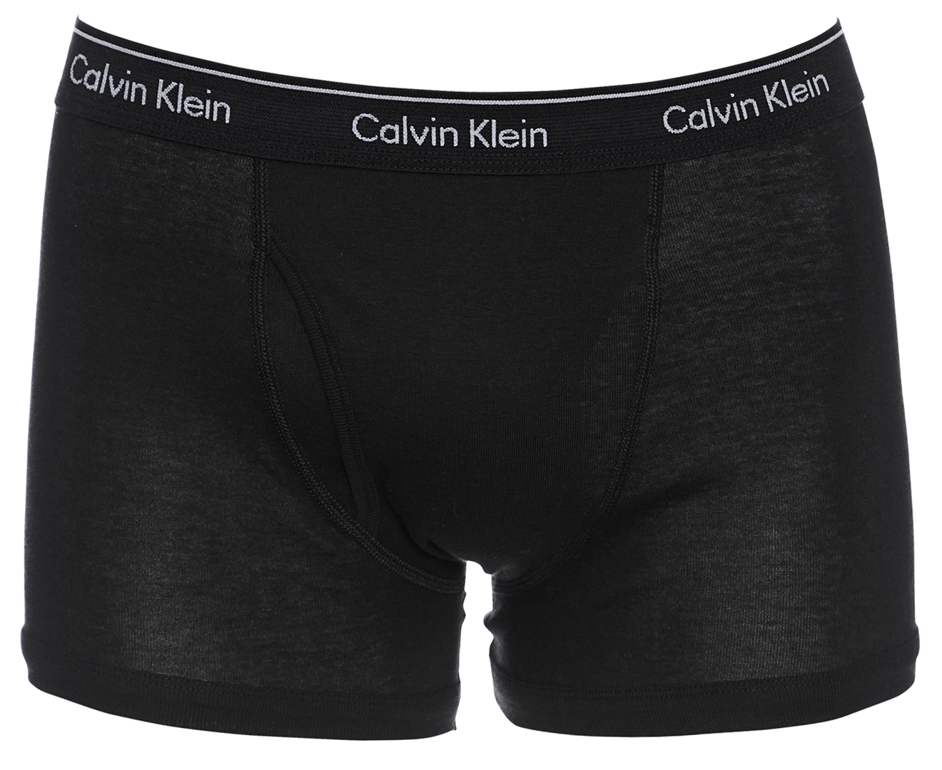 Calvin Klein Men's Cotton Classics Trunk 3-Pack - Dark Charcoal/Grey ...