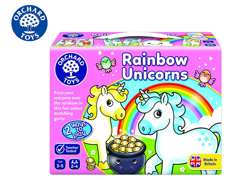 Orchard Toys Rainbow Unicorns Board Game