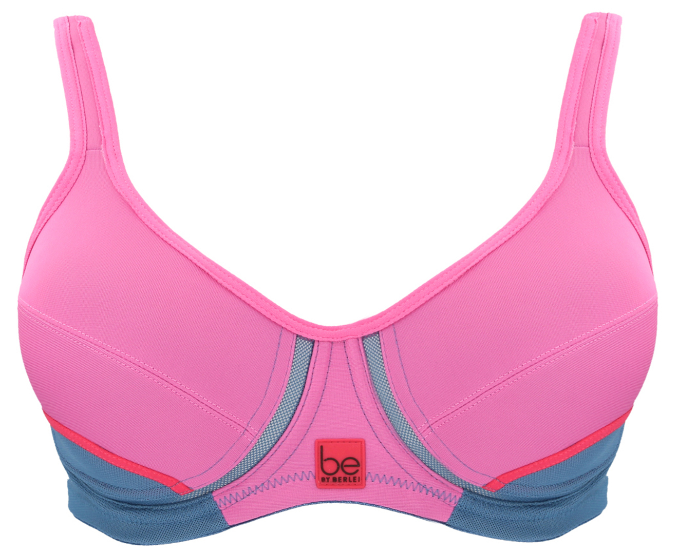 Be By Berlei YXKN JPB Ladies Blue Black Pink High Impact Sports