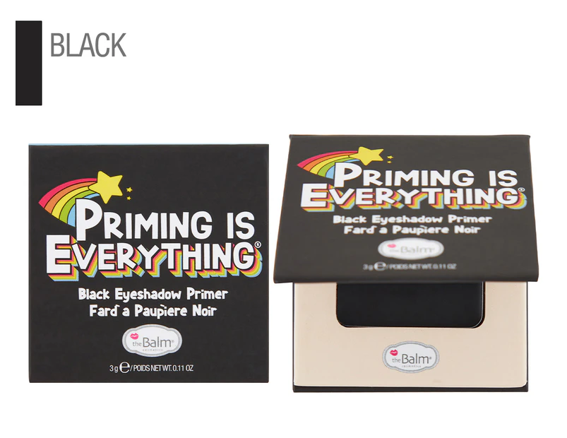 theBalm Priming Is Everything Eyeshadow Primer 3g - Black