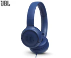 JBL Tune 500 Wired On-Ear Headphones - Blue