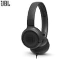JBL Tune 500 Wired On-Ear Headphones - Black 1