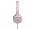 JBL Tune 500 Wired On-Ear Headphones - Pink
