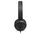 JBL Tune 500 Wired On-Ear Headphones - Black 3