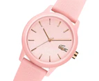 Lacoste Women's 36mm Classic 12.12 Silicone Watch - Pink