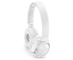 JBL Tune 600 Bluetooth Noise-Cancelling On-Ear Headphones - White