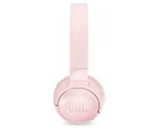 JBL Tune 600 Bluetooth Noise-Cancelling On-Ear Headphones - Pink