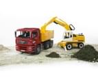 Bruder 1:16 Man TGA Truck w/ Liebherr Excavator Toy 3