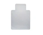 Floor Matters Clear Heavy Duty PVC Chair Mat with Smooth Underside For Hardfloor Areas Bevelled Edges